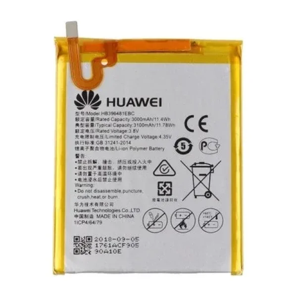 Huawei, Honor 5X, 6 Lte, G7 Plus, G8, Hb396481ebc Tablet Bataryası, Pili