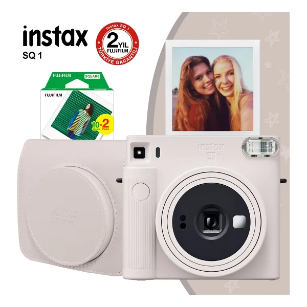 Instax Square SQ1 Box Beyaz Dijital Fotoğraf Makinesi