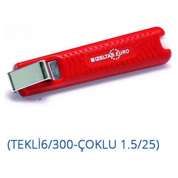 İzeltaş Kablo Sıyırıcı (Tekli6/300 - Çoklu 1.5/25)