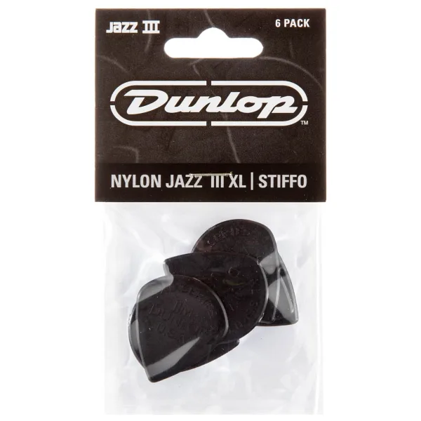 Jim Dunlop Jazz III XL Stiffo 6lı Pena Seti