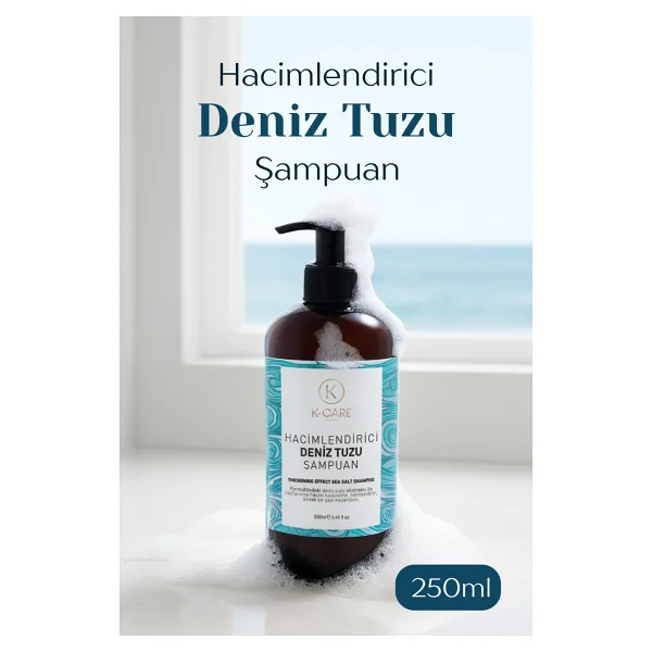 K K-Care Cosmetics Hacimlendirici Deniz Tuzu 250 ml Şampuan