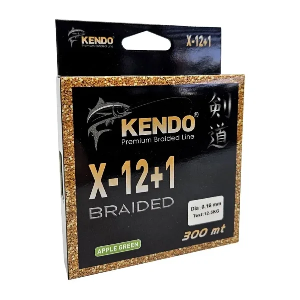 Kendo X-12+1 Braided 300 m Apple Green İp Misina