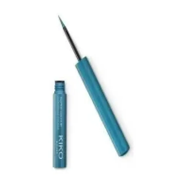 KIKO Milano New Super Colour Waterproof 04 Green Teal Likit Eyeliner