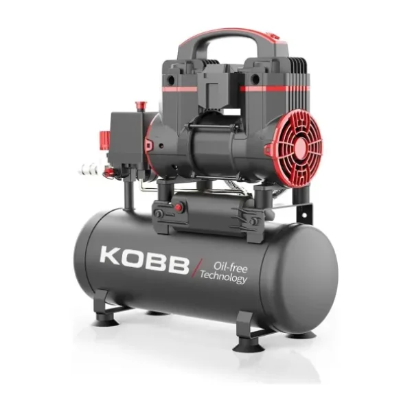 KOBB KBK8S 8 lt 8 Bar Yağsız Sessiz Taşınabilir Hava Kompresörü
