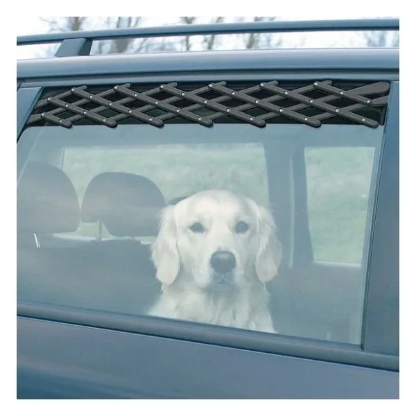 Köpek araba camı parmaklığı, 24-70cm,Siyah