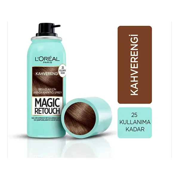 L'Oreal Paris Magic Retouch Kahverengi 75 ml Sprey Saç Boyası