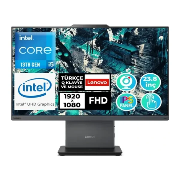 Lenovo ThinkCentre Neo 50a 24 Gen 5 12SC001LTR i5-13420H 16 GB 512 GB SSD UHD Graphics 23.8" Full HD All in One PC