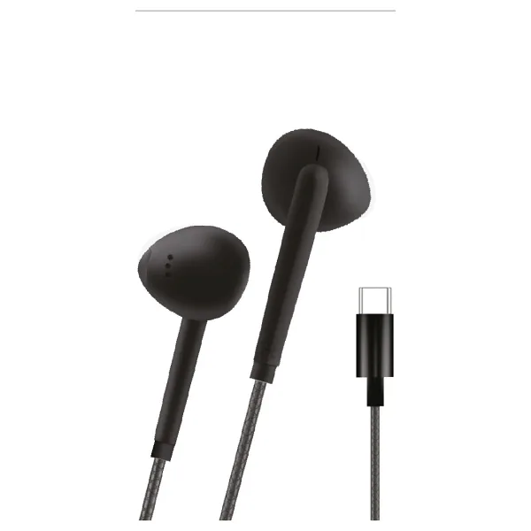 LinkTech H36 Type-C Siyah Kulak İçi Kablolu Kulaklık