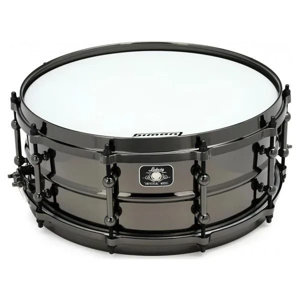 Ludwig LU5514BRDIR Universal Black Brass Trampet (5.5X14) Siyah Nikel Kaplama Pirinç Gövde