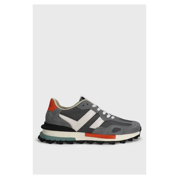 Lufian Auke Gri Erkek Sneaker