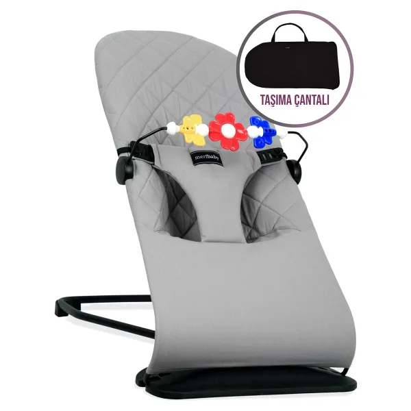 Merfbaby Cotton Oyuncaklı Çantalı Ana Kucağı