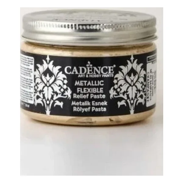 METALİK ESNEK RÖLYEF PASTA MF-02 ŞAMPANYA 150ML