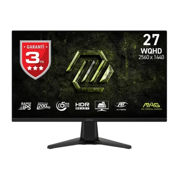 MSI MAG 275QF E20 27" 0.5 ms 2K IPS 200 Hz Oyuncu Monitörü