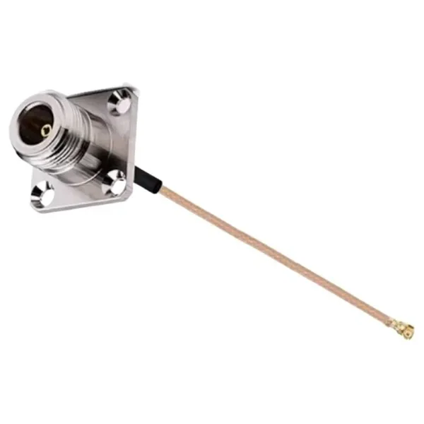 N-KF - IPEX 1 RG178 Dönüştürücü Kablo - 10cm
