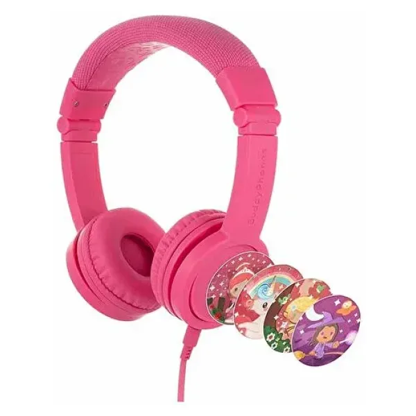Onanoff BuddyPhones Explore+ Pembe Kablolu Kulak Üstü Kulaklık