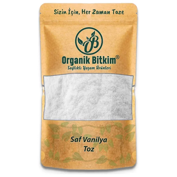 Organik Bitkim 250 gr Toz Saf Vanilya