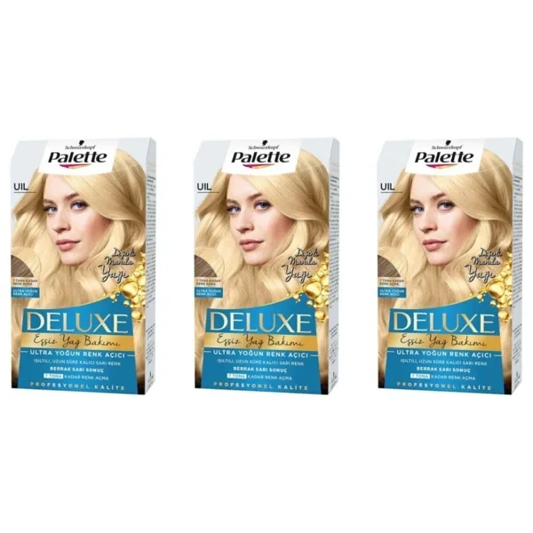 Palette Deluxe Saç Boyası UIL Ultra Yoğun 3 Adet Saç Açıcı
