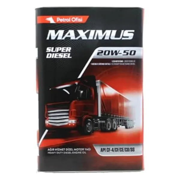 Petrol Ofisi Maximus 20w-50 Motor Yağı 18 L