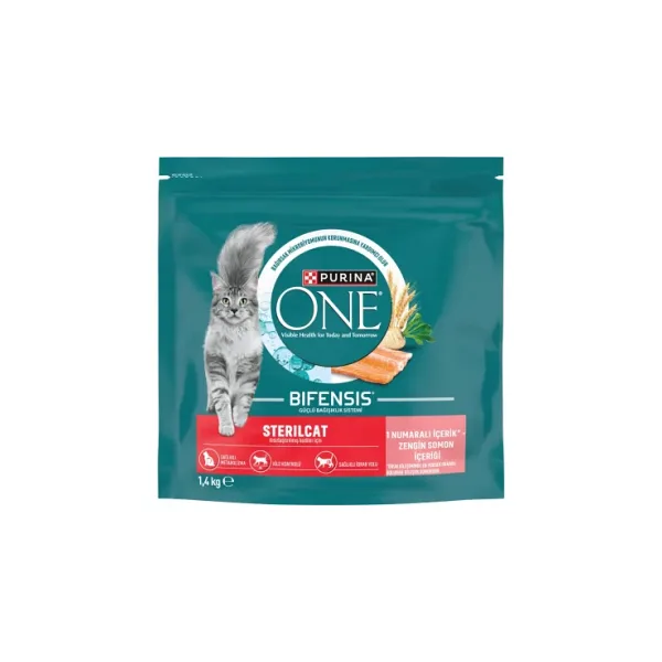 Purina One Somonlu 1.4 kg Kısırlaştırılmış Yetişkin Kedi Maması
