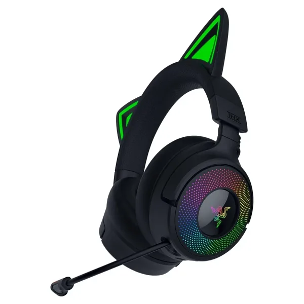 Razer Kraken Kitty V3 Pro RGB Kablolu/Kablosuz Kulak Üstü Oyuncu Kulaklığı