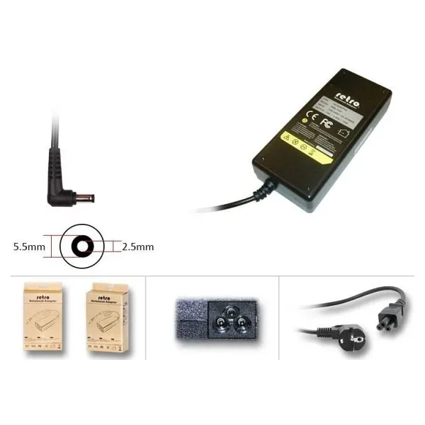 RETRO Toshiba Dynabook 19V 3.95A 75W PA3715E-1AC3 Notebook Adaptör RNA-TS07