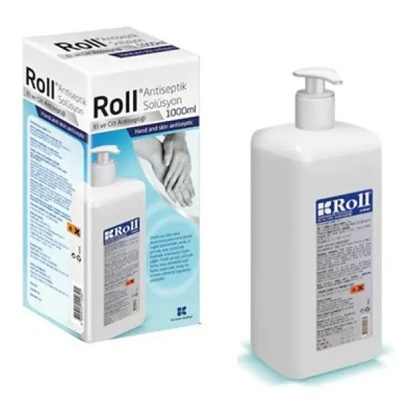Roll Antiseptik Solüsyon Dezenfektan 1000 ML = 1 LT