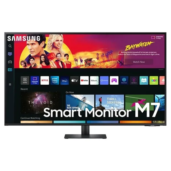 Samsung Dahili Hoparlörlü 43" 4K 60Hz 4ms Smart Monitör Tv Sesli Komut ve Uzaktan Bağlantı Özellikli
