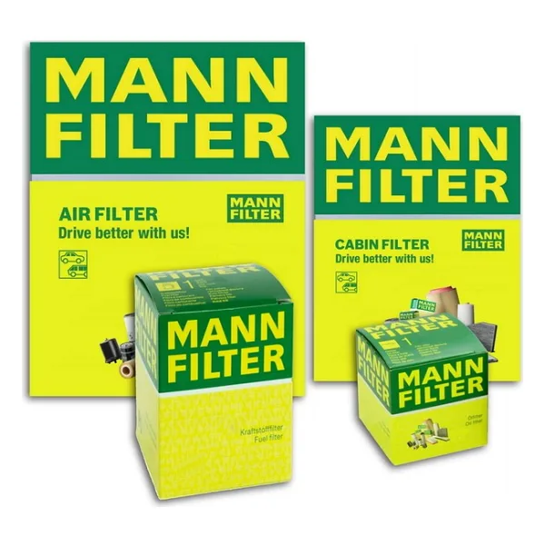 Seat Leon 1.6 Tdı Mann-Filter Filtre Bakim Seti 2013-2019 4Lu