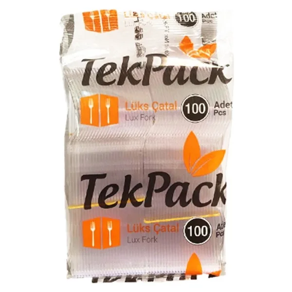 Tekpack Lüks Çatal - 100 Adet