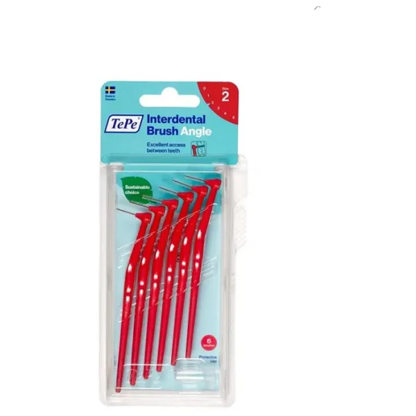 Tepe Angle Kırmızı 0.5 mm 6'lı Arayüz Fırçası