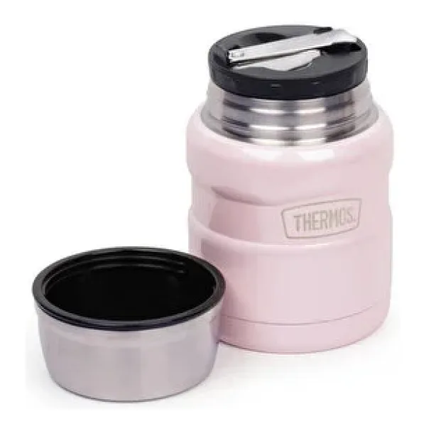 Thermos SK3000 Stainless King Pembe 470 ml Çelik Yemek Termosu