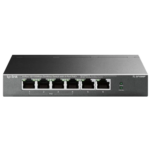 TP-Link TL-SF1006P 6 Port 10/100 Mbps Switch