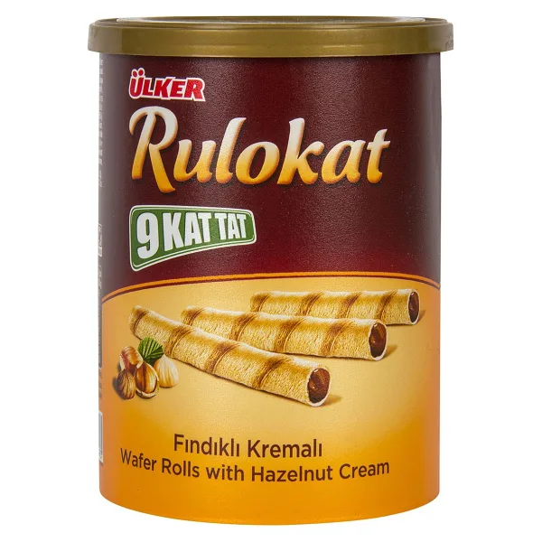 Ülker 9 Kat Rulokat Fındıklı Gofret 170 gr