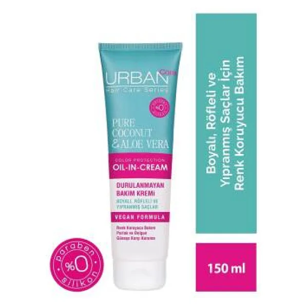 Urban Care Coconut & Aloe Vera 150 ml Durulanmayan Saç Kremi