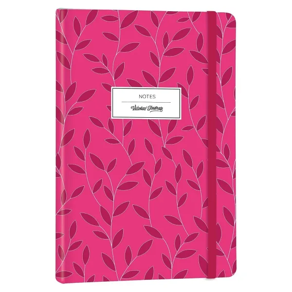 Victoria's Journals Venzi Art Sert Kapak Vegan Deri 192 Sayfa A6 80gr. Noktalı Defter
