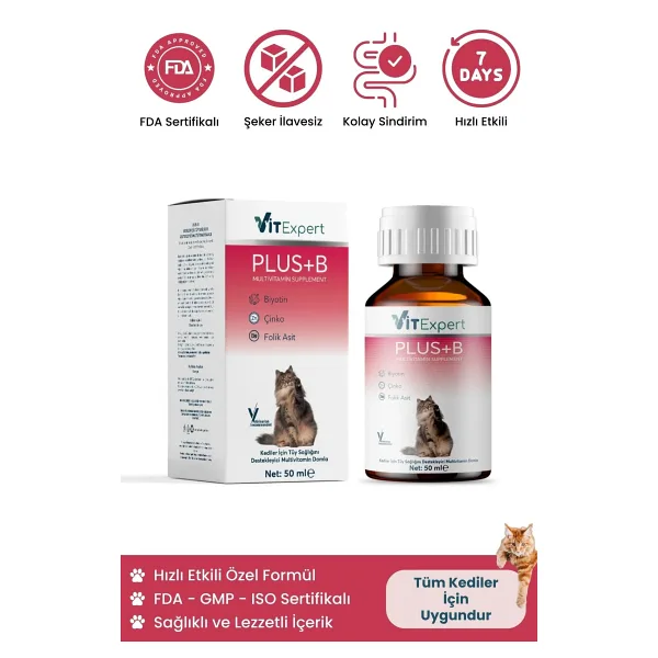 Vitexpert Plus +B Multivitamin 50 ml Damla