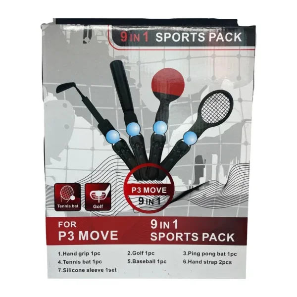 YUES Ps5 Vr Move Spor Paketi Vr Oyun Kolu Seti 9 Parça (ps5/ps4/ps3 Uyumlu)
