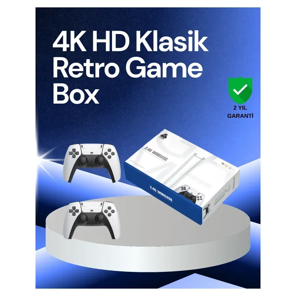 20000 Oyunlu Retro Tv Oyun Konsolu 64Gb Sd Kartlı Model