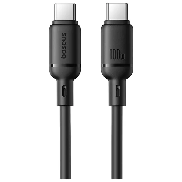 Baseus Silky 1 m Type-C to Type-C Hızlı Şarj Kablosu