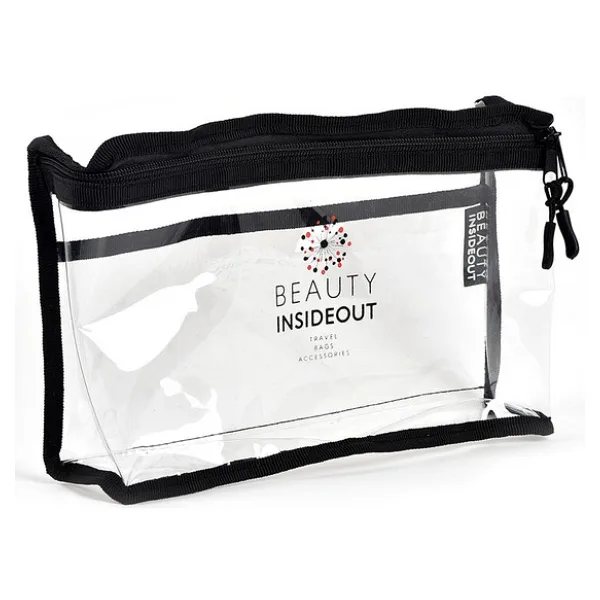 Beauty InsideOut Cepli Şeffaf Makyaj Çantası