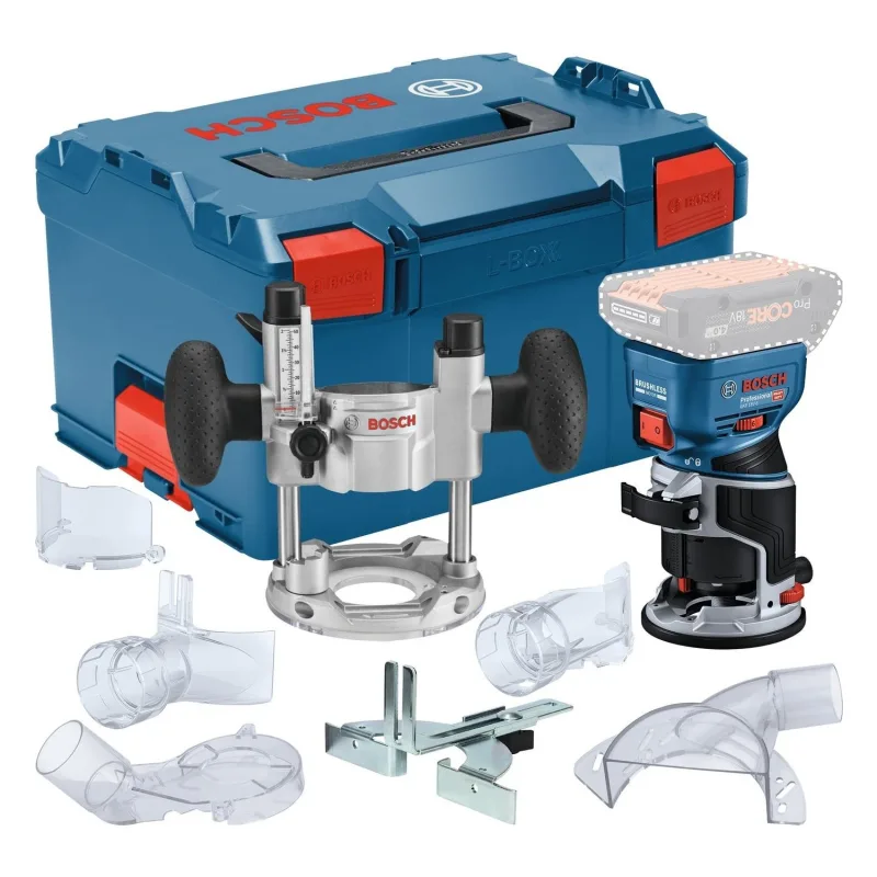 Bosch Gkf 18V-8 + Te 600 Akülü Dik Freze L-Boxx (Solo) 06016C2003