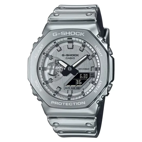 Casio G-Shock G-Steel GM-2100YM-8ADR Gümüş Erkek Kol Saati