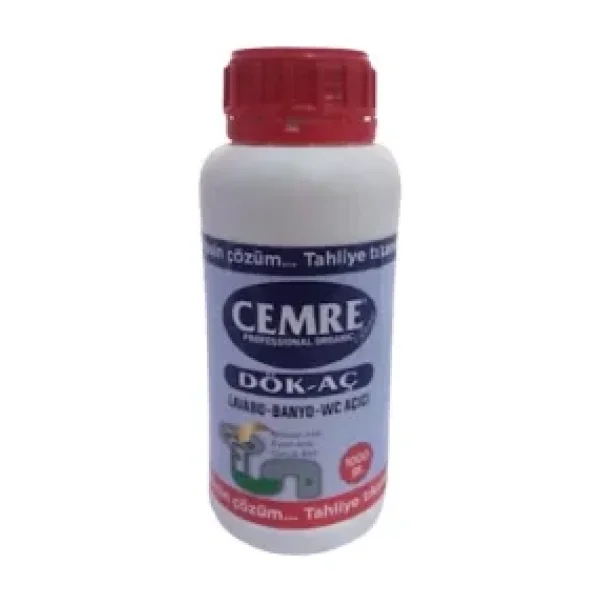 Cemre 1000 gr Dök-Aç Lavabo Banyo Wc Gider Açıcı