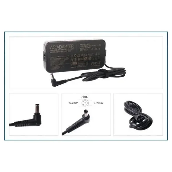 CMADP196 20V 6A 6.0×3.7mm ASUS Notebook Adaptör