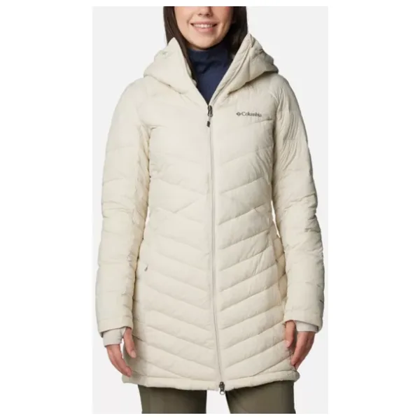Columbia Joy Peak II Mid WK1057-278 Kapüşonlu Bej Kadın Şişme Mont