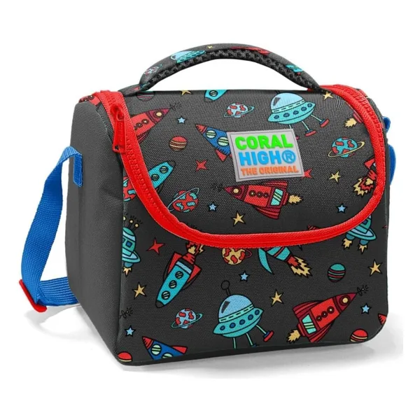 Coral High 11808 Uzay Desenli Termoslu Beslenme Çantası