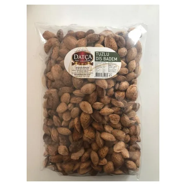 Datça Köy Ürünleri 500 gr Tuzlu Kavrulmuş Diş Badem