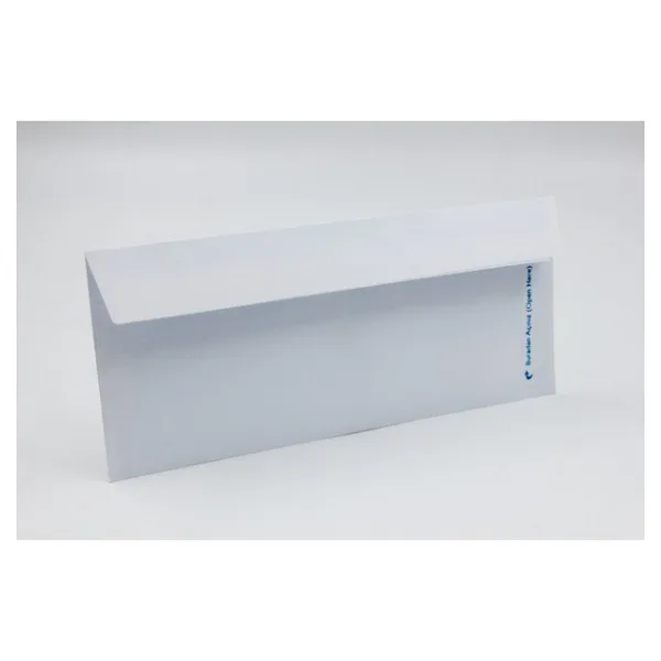 Diplomat Zarf Düz 110 gr 10,5 x 24 cm 100'lü