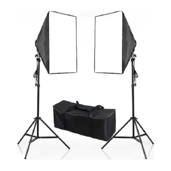 Dp 50 x 70 cm Softbox 2'li Sürekli Işık Seti Taşıma Çantalı