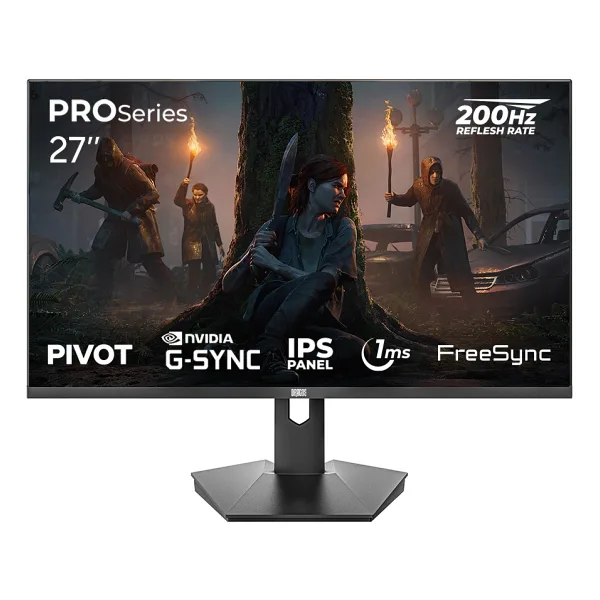 Dragos PROSeries P270FHD200 27" 1 ms Full HD Pivot IPS 200 Hz Oyuncu Monitörü